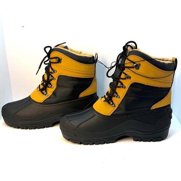 AKADEMIKS MEN'S SNOW BOOTS Wheat Color Size 12 NWT - Picture 5 of 8